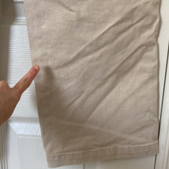 J.Crew Garment Dyed Slim Wide Leg Jeans Size 29 Sand - Picture 12 of 15